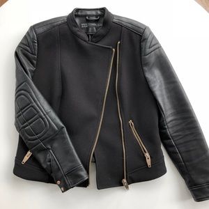 Zara Moto Jacket with sleeve detailing